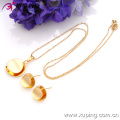 63344- Xuping Jewelry Fashion 2-piece Brass Jewelry Set with Good Quality